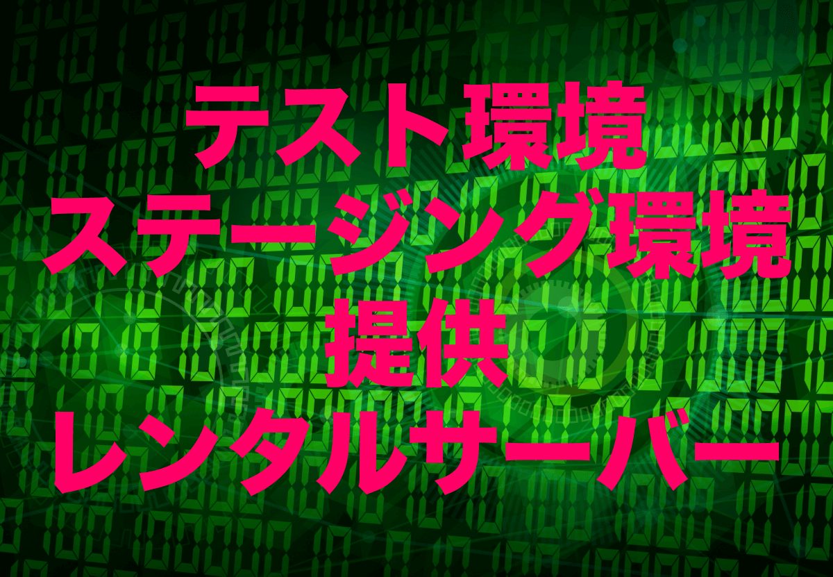 テスト環境・ステージング環境を提供しているレンタルサーバー【2024年版】